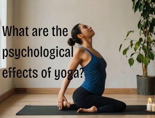 a woman doing yoga as part of her wellness