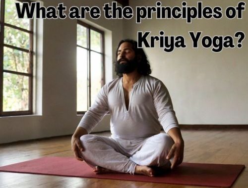 a man doing kriya yoga