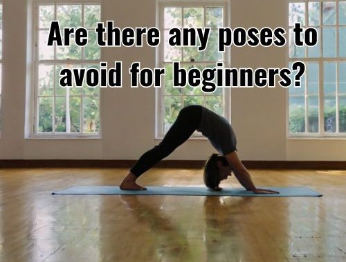 a pose a beginner could not do yet