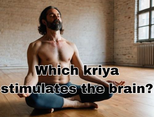 He begins Kriya Yoga in a tranquil studio.